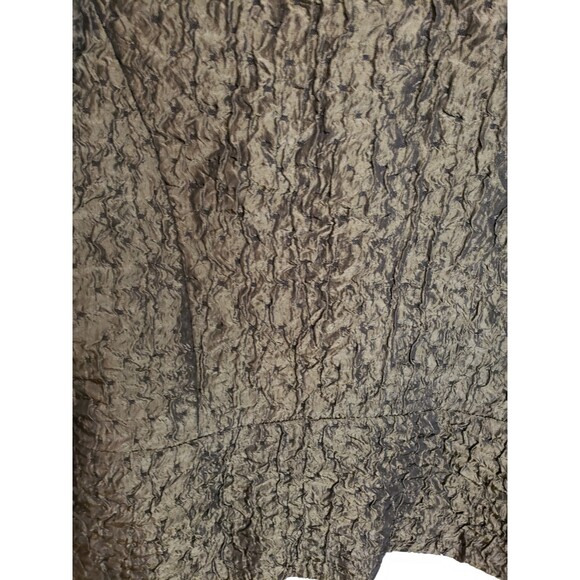 Coldwater Creek Dark Green Crinkle Fabric Jacket Blazer - Size Medium - Picture 9 of 13